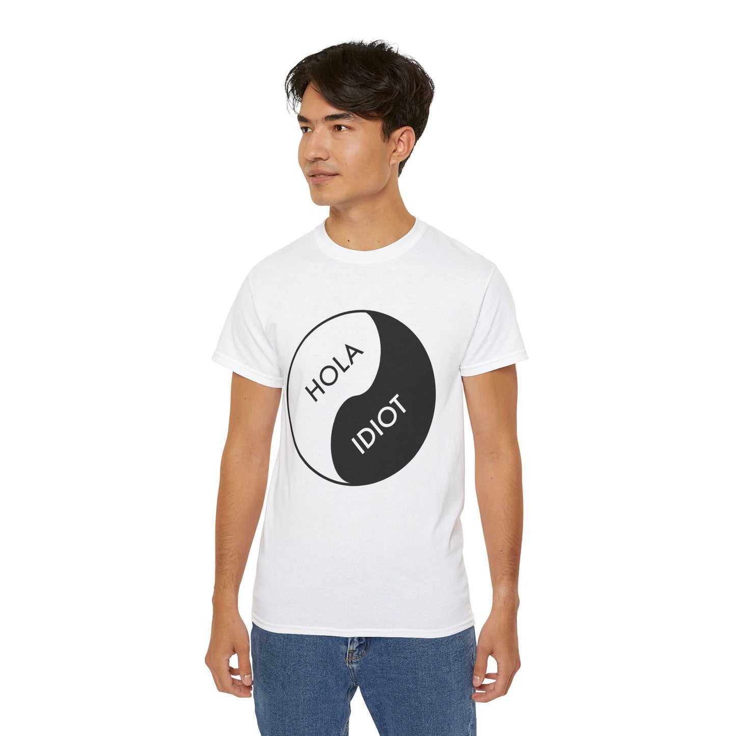 Hola Idiot Unisex Ultra Cotton Tee