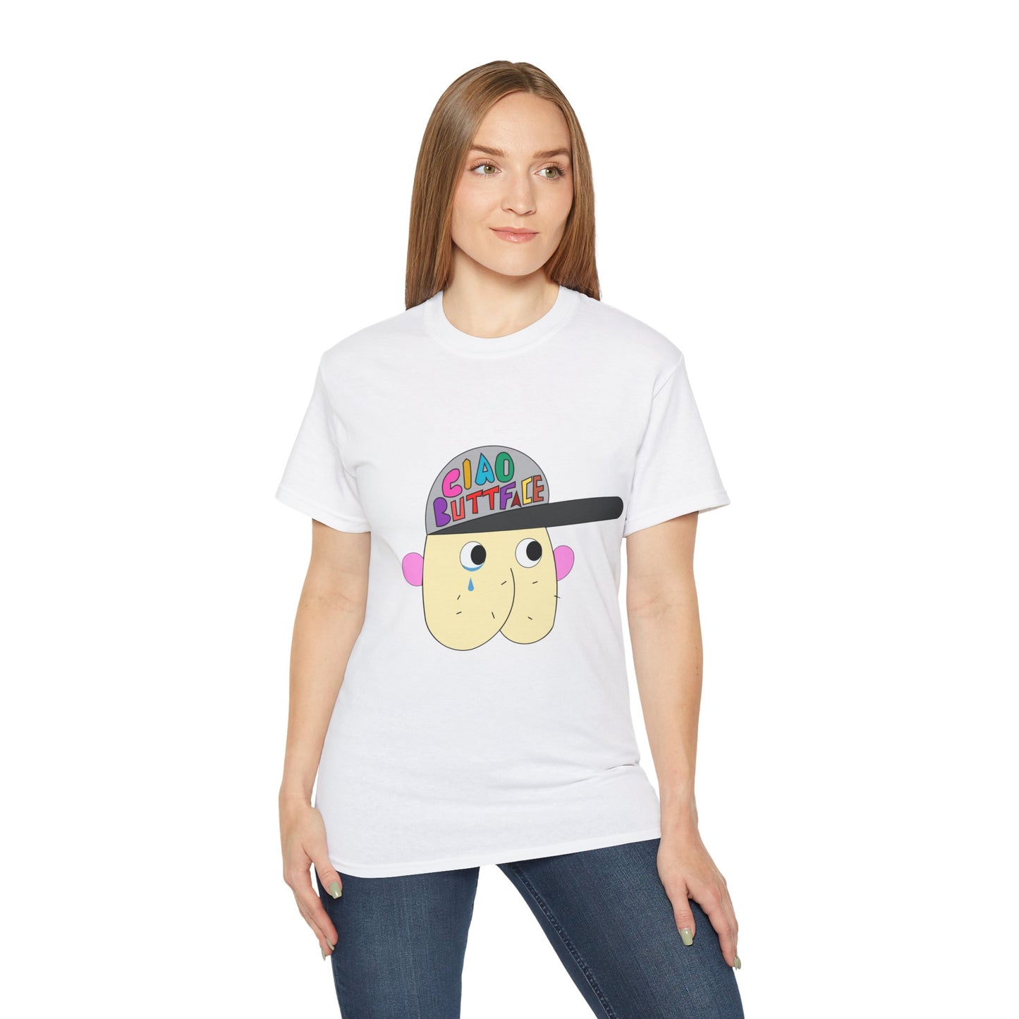 Ciao Butt-face character Unisex Ultra Cotton Tee