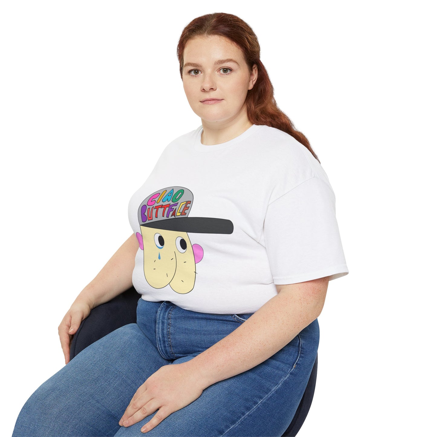 Ciao Butt-face character Unisex Ultra Cotton Tee